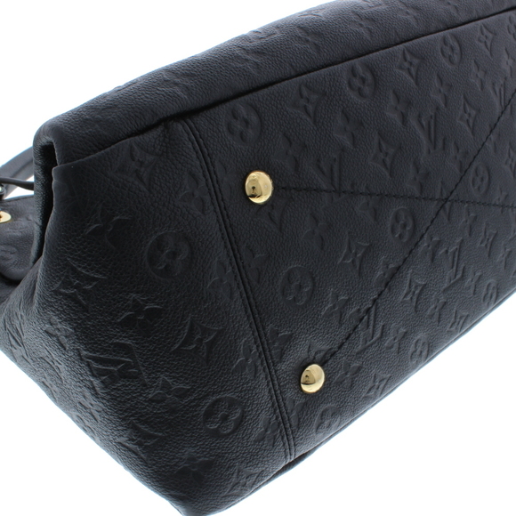 Louis Vuitton Artsy MM Noir Black Leather One-Shoulder Amplant - Picture 4 of 8